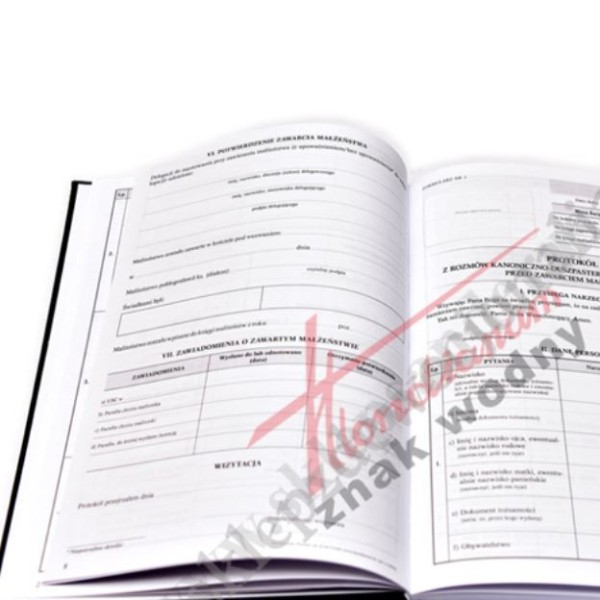 KSIĘGA PROTOKOŁÓW PRZEDMAŁŻEŃSKICH - 88248