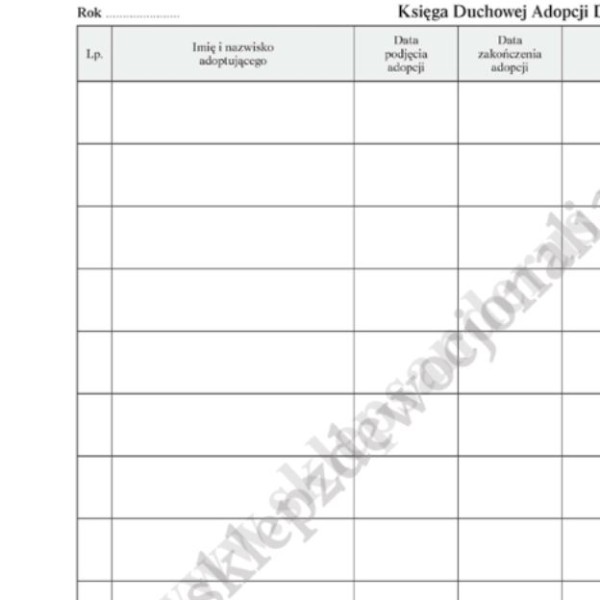 KSIĘGA DUCHOWEJ ADOPCJI - 76686