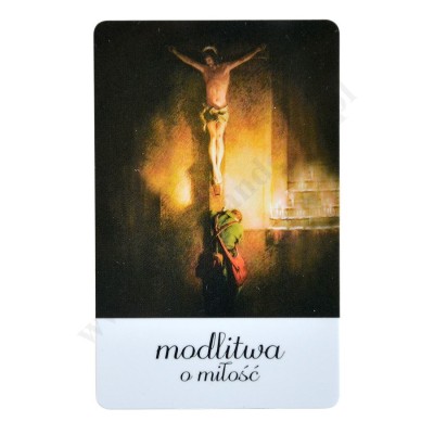 MODLITWA O MIŁOŚĆ - biznes karta - 62448