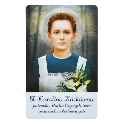 BŁ. KAROLINA KÓZKÓWNA - biznes karta - 62565