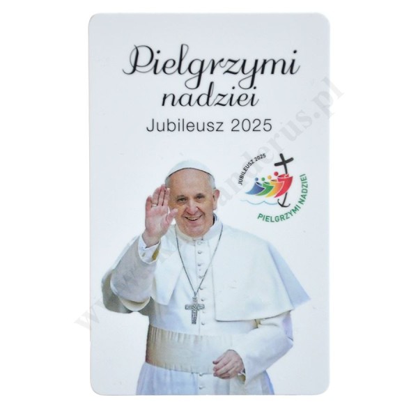 PIELGRZYMI NADZIEI JUBILEUSZ 2025 - karta biznes - 62760 PIELGRZYMI NADZIEI JUBILEUSZ 2025 - karta biznes - 62760