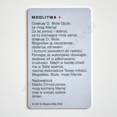 KARTA - MODLITWA ZA MAMĘ - 70452