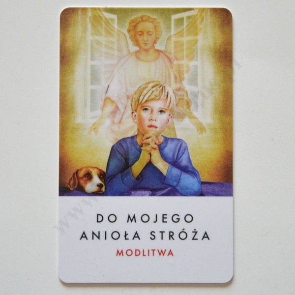 KARTA - MODLITWA DO ANIOŁA STRÓŻA - 79472