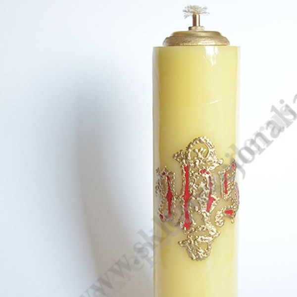 ŚWIECA OŁTARZOWA OLEJOWA - wys. 30 cm - 74646