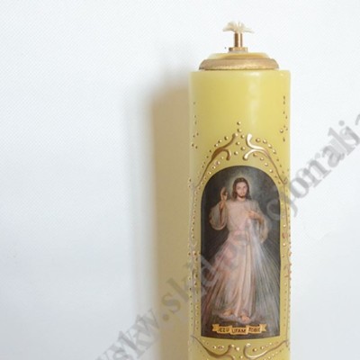 ŚWIECA OŁTARZOWA OLEJOWA - wys. 30 cm - 6989