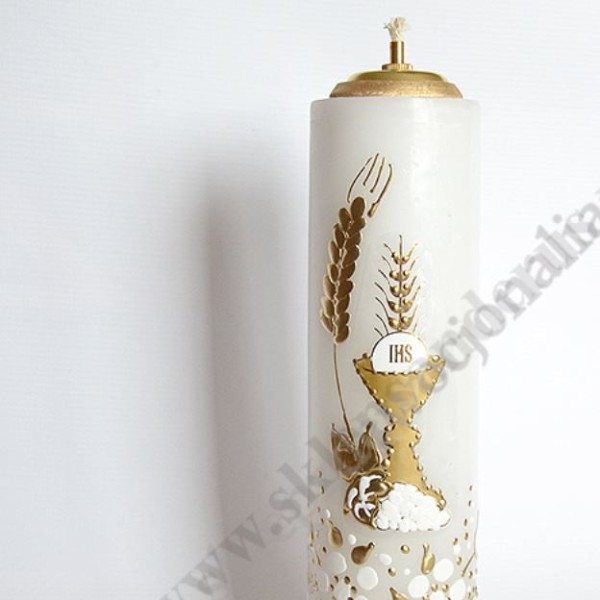 ŚWIECA OŁTARZOWA OLEJOWA - wys. 30 cm - 5811