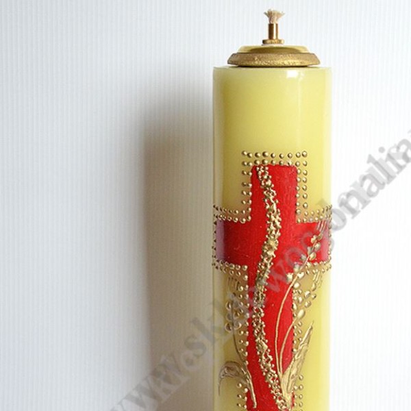 ŚWIECA OŁTARZOWA OLEJOWA - wys. 30 cm - 6890_2