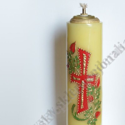 ŚWIECA OŁTARZOWA OLEJOWA - wys. 30 cm - 76913