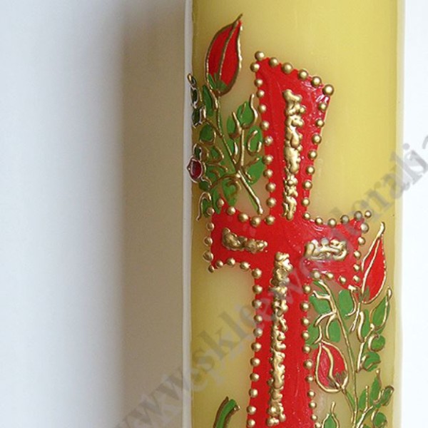 ŚWIECA OŁTARZOWA OLEJOWA - wys. 30 cm - 76913