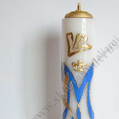 ŚWIECA OŁTARZOWA OLEJOWA - wys. 30 cm - 87311
