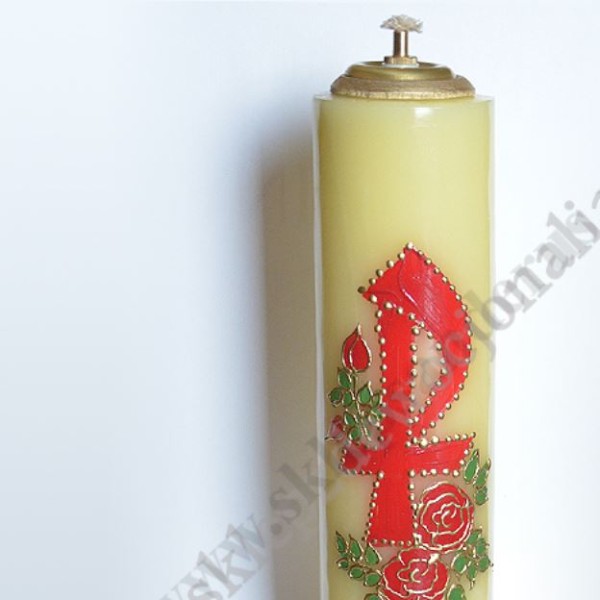 ŚWIECA OŁTARZOWA OLEJOWA - wys. 30 cm - 76914