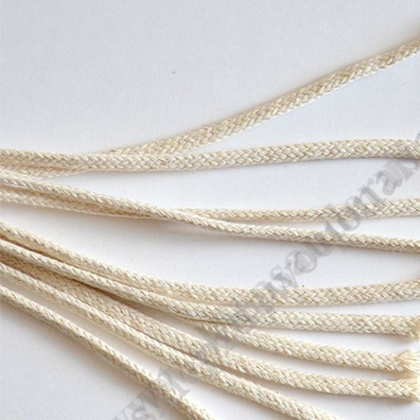 KNOTY DO ŚWIEC OLEJOWYCH - grubość 4 mm - KPL.10 szt