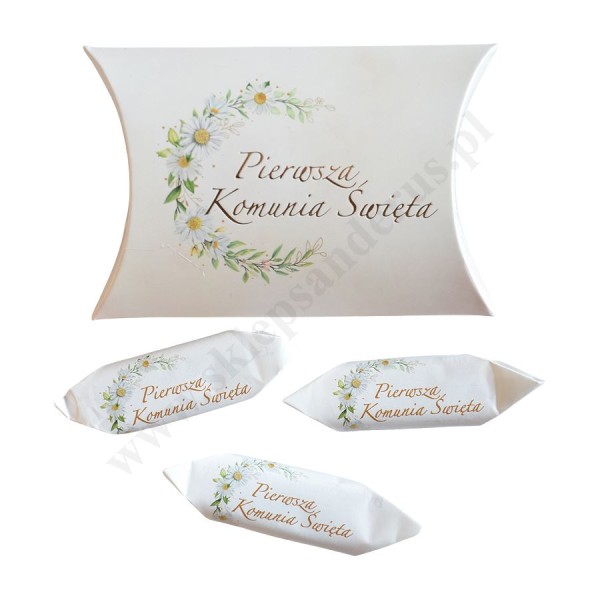 SŁODKIE PODZIĘKOWANIE KOMUNIJNE - trzy krówki - 89014
