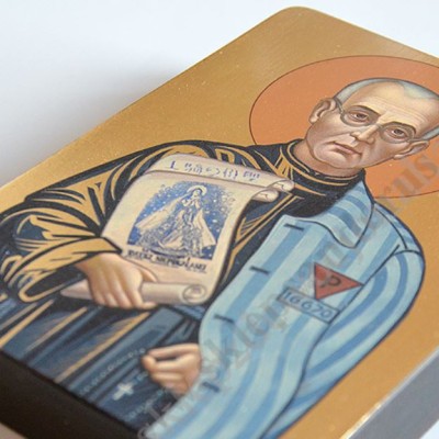 ŚWIĘTY MAKSYMILIAN KOLBE - ikona 12 x 16 cm - 3610-B