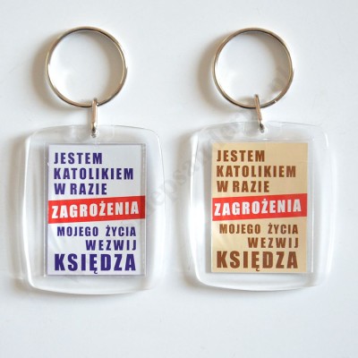 BRELOK ZE ŚW.KRZYSZTOFEM - mix wzorów - 9873