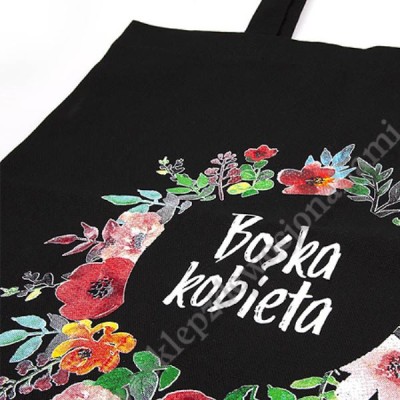 BOSKA KOBIETA - TORBA BAWEŁNIANIA - 2819