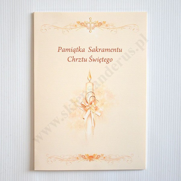 PAMIĄTKA CHRZTU ŚWIĘTEGO - teczka 16 x 22.3 cm - 88136