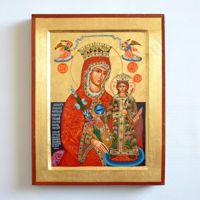MATKA BOŻA ZIELNA - ikona 23.7 x 30.5 cm - 77696