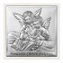 ANIOŁ STRÓŻ - OBRAZEK SREBRNY 10 x 10 cm - 6444/2W