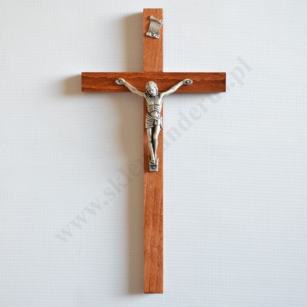 KRZYŻ DREWNIANY - wys. 27 cm - 50056
