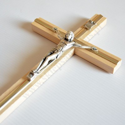 KRZYŻ DREWNIANY - wys. 27 cm - 50062