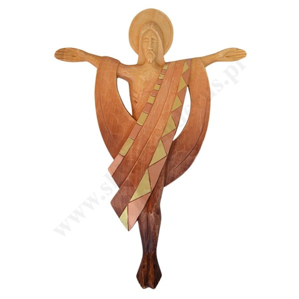 CHRYSTUS ZMARTWYCHWSTAŁY - płaskorzeźba wys. ok. 40 cm - 56167