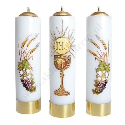 ŚWIECE EUCHARYSTYCZNE - wys. 30 cm - komplet - 64097