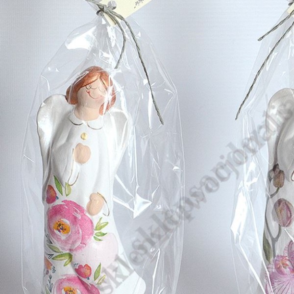 ANIOŁ W KWIATY - wys.19.5 cm - 3445