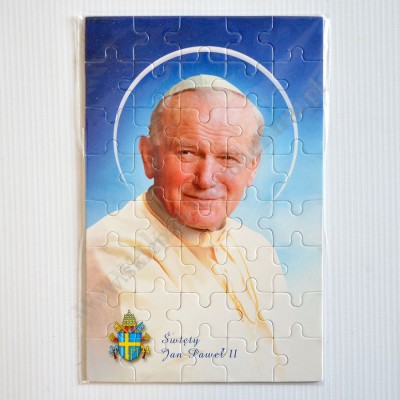 ŚWIĘTY JAN PAWEŁ II - PUZZLE 13 X 20 CM - 40 ELEMENTÓW - 89699
