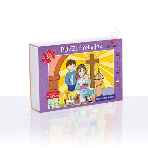 PUZZLE RELIGIJNE - SAKRAMENTY ŚWIĘTE - 86194