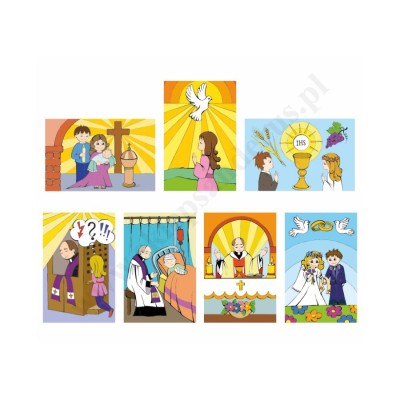PUZZLE RELIGIJNE - SAKRAMENTY ŚWIĘTE - 86194
