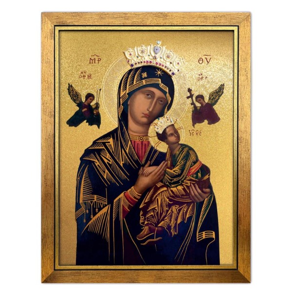 MATKA BOŻA NIEUSTAJĄCEJ POMOCY - obraz w ramie 36 x 46 cm - 79366