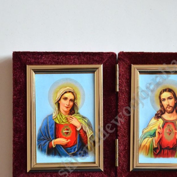 DYPTYK SERCE PANA JEZUSA I MATKI BOŻEJ - 4928