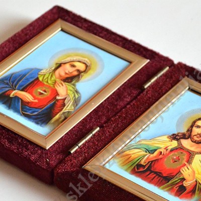 DYPTYK SERCE PANA JEZUSA I MATKI BOŻEJ - 4928