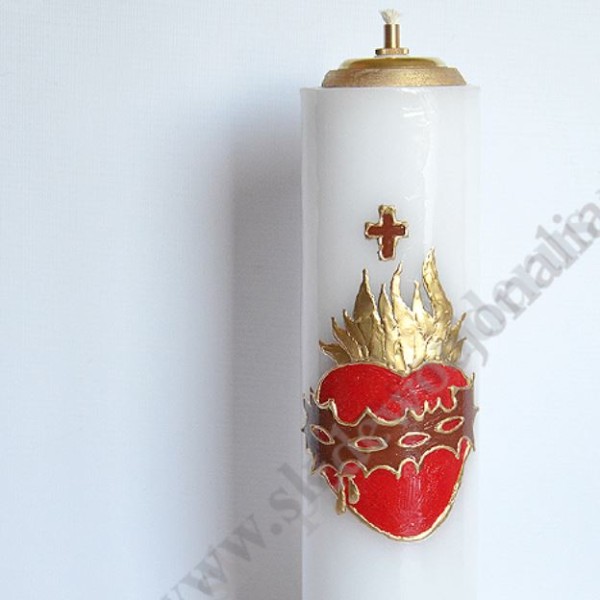 ŚWIECA OŁTARZOWA OLEJOWA - wys. 30 cm - 11148