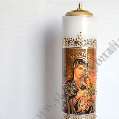 ŚWIECA OŁTARZOWA OLEJOWA - wys. 30 cm - 85856