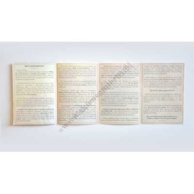 JEZU, TY SIĘ TYM ZAJMIJ - AKT ZAWIERZENIA JEZUSOWI - FOLDER - 79176