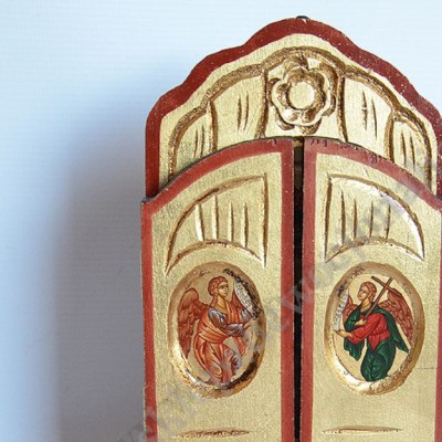 MATKA BOŻA NIEUSTAJĄCEJ POMOCY - drewniany tryptyk - 4915