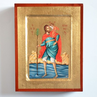 ŚWIĘTY KRZYSZTOF - ikona 14 x 18 cm - 74128