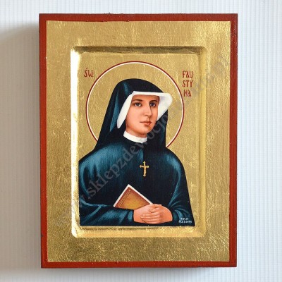 ŚW. FAUSTYNA - ikona 14 x 18 cm - 85626