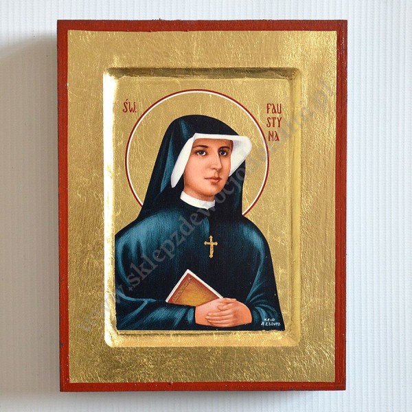 ŚW. FAUSTYNA - ikona 14 x 18 cm - 85626