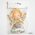 ZAWIESZKA ANIOŁEK - wys. 11.3 cm - mix wzorów - 4512