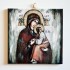 MATKA BOŻA Z DZIECIĄTKIEM - obrazek na ceramice 15 x 15 cm - 58969