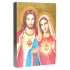 SERCE JEZUSA I SERCE MATKI BOŻEJ - ikona 17 x 23 cm - 51529