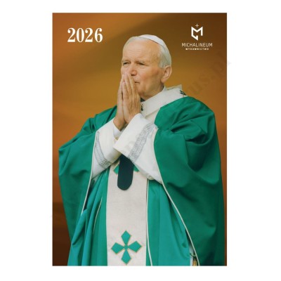 ŚW.JAN PAWEŁ II - KALENDARZ 2026 - format A4 - 58808