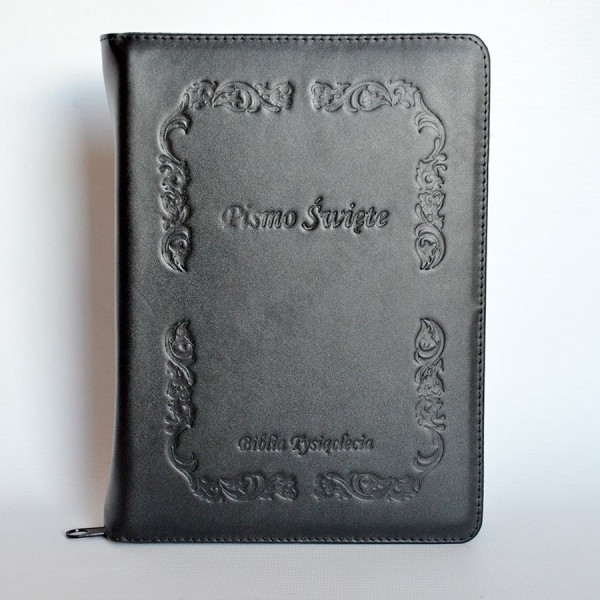 PISMO ŚWIĘTE - BIBLIA TYSIĄCLECIA - DUŻA. SKÓRA, ZAMEK, PAGINATORY - 84734