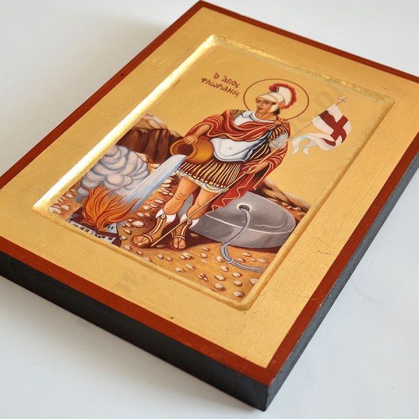 ŚWIĘTY FLORIAN - ikona 18 x 23.5 cm - 51454