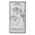ANIOŁ STRÓŻ - OBRAZEK SREBRNY 7.9 x 15.2 cm - DS21/2