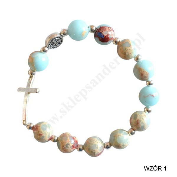 RÓŻANIEC BRANSOLETKA - dwa wzory - 10215