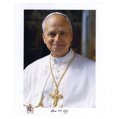 PLAKAT - PAPIEŻ LEON XIV - format 20 x 25 cm - 1624